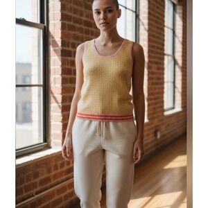 NUMPH‎ Women's Kevin Sleeveless Knit Printed Pullover M